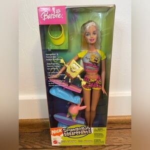 SpongeBob Squarepants Barbie Doll 2002 Nickelodeon Mattel New In Box
